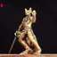 Đồng Kiếm Sĩ Mèo Tượng Nhỏ Retro Nhân Vật Chiến Binh Thu Nhỏ Các Bức Tượng Nhỏ Trang Trí Máy Tính Để Bàn Thủ Công VN