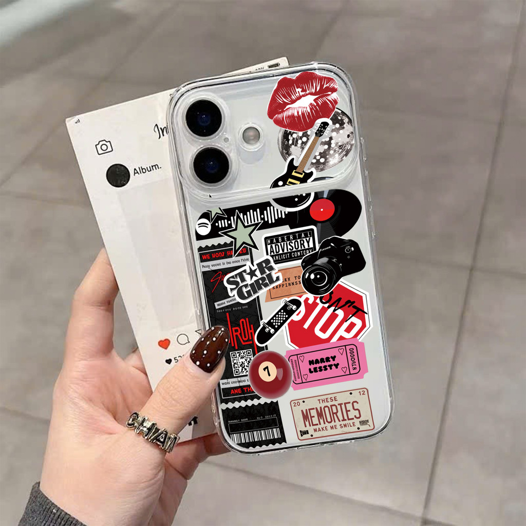 TPU Corning chống trượt vỏ lưng giữ máy chắc chắn khi sử dụng iPhone 11 tới 17 Pro Max