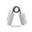 DONOVANQQ Grip Strength Trainer, Hợp kim nhôm Trọng lượng nhẹ Thiết bị cường độ ngón tay, Hiệu quả cường độ cao Chống trượt Kim loại chắc chắn Huấn luyện cánh tay