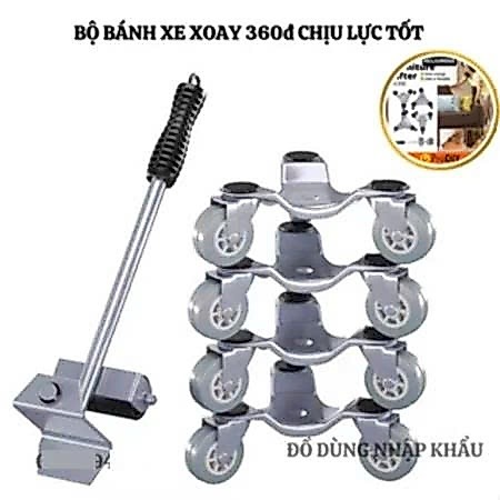 Bộ 4 bánh xe di chuyên vật nặng trong gia đình 4 bánh chịu lực đến 200kg