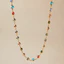 Vòng cổ hạt thủy tinh nhiều màu - Chiều dài có thể điều chỉnh vui nhộn, Vòng cổ choker Dopamine