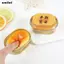 Bánh mì phô mai mô phỏng SMILE, Đồ chơi Squishy mềm mại giảm căng thẳng, Đồ chơi Squishy nhẹ di động sáng tạo Hình bánh mì phô mai Đồ chơi tăng chậm Người lớn Đồ chơi trẻ em