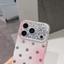 Cho iPhone 17 Pro Max 16 15P IMD Craft Sang Trọng Sáng Chấm Bi Nơ Màu Chết TPU Mềm Chống Sốc Vỏ Điện Thoại Chống Trầy Xước Vỏ Chống Bụi Bẩn