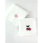 Tùy Chỉnh Nguyên Chất Cotton Sợi Thêu Khăn Tay Khăn Tay logo Thêu Nhân Vật Cặp Đôi Quà Tặng Xipa Trẻ Em Bé Vuông Khăn