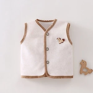 Trẻ sơ sinh và trẻ nhỏ mặc áo vest, áo xuân thu đông cho bé, áo cardigan sành điệu, áo vest, áo