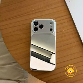 Ốp Điện Thoại Gương Bạc Cho Vivo iQOO Z11 Z11X Z10 Z10X Z10R Z9X Z9 Turbo Plus Z7 Z7i Z6 Lite Pro Z5X U5X U5E U3X 5G 4G Vỏ Mềm Bảo Vệ Camera Chống Sốc Dễ Thương