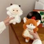 Ban Đầu Túi Đậu Làm Nhẹ Nhàng Búp Bê Sang Trọng Đồ Chơi Pinching Bàn Mèo Đồng Hành Búp Bê Dễ Thương Túi Đồ Trang Trí Động Vật