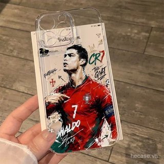 Ốp điện thoại Vỏ điện thoại Phong cách mới Bóng đá Graffiti số 7 Boy Thích hợp cho iPhone 14promax ip 14 15 16 17 pro max xr xs 12promax 11 12pro 13 14 15 promax Vỏ bảo vệ linh hoạt
