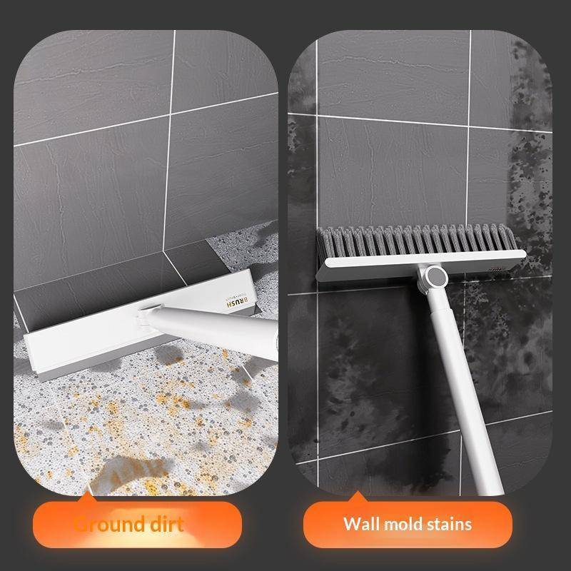 [DCP] Cây Chà Sàn Nhà Tắm Đầu Chổi Chữ V Xoay 180 Độ GODA, Chổi Cọ Sàn Kiêm Gạt Nước 3 Trong 1 Đa Năng