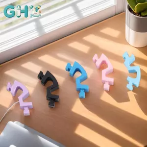 GHX Trẻ Em Kính Silicon Chân Kính Kính Cánh Tay Chống Trơn Trượt Chụp Kính Mắt Cánh Tay Thay Thế Nhiều Màu Kính Silicon Chân VN