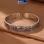 MAKY Retro s Pixiu Charms Vòng Tay Nam Bạc 925 Thiết Kế Đơn Giản Phong Cách Trung Hoa Độc Đoán Mở Lắc Tay Trang Sức VN