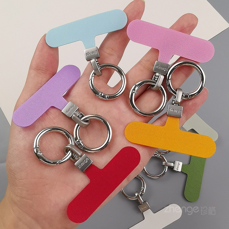 Mua sắm sản phẩm mới!!!Điện Thoại Di Động Dây Đệm Mỏng Kẹp Điện Thoại Di Động Móc Treo Vòng Tròn Móc Khóa Hợp Kim Mạnh Bền Chống Vỡ Di Động Điện Thoại Di Động Đa Năng