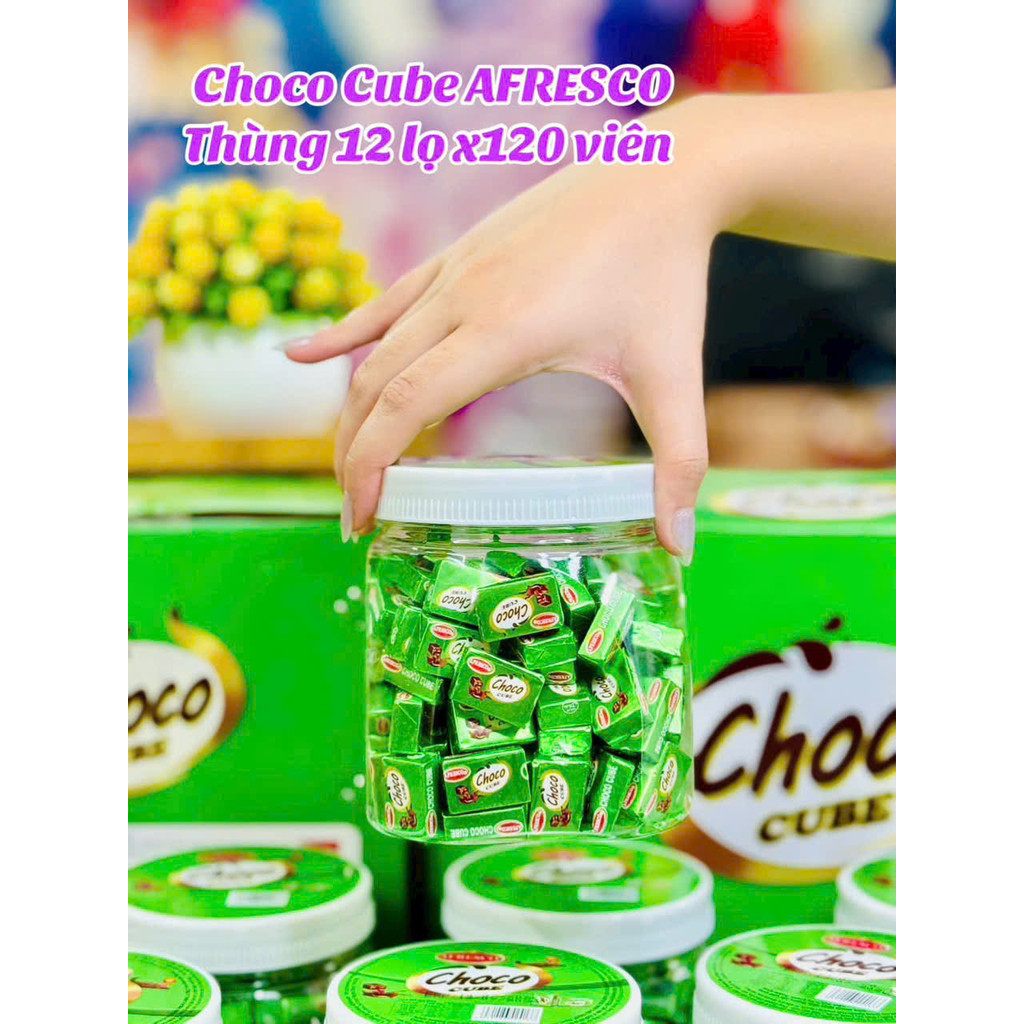 Hũ 120 viên Kẹo Choco cube milo Đài Loan siêu hót ( kẹo milo) | Shopee ...