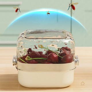 Nhà Trung Quốc Đa Năng Nước Ripple Mini Thoát Nước Thiết Kế Hai Lớp Nhà Bếp Giỏ Rửa Rau Quả Giỏ Trái Cây Có Tay Cầm