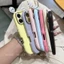 【BỌC ỐNG KÍNH】Ốp iPhone 16 15 14 13 12 11 Pro Max 7 8Plus silicon bảo vệ chống sốc + dây đeo chống rơi JSXPM-0000