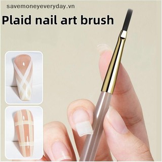 [savemoneyeveryday] 1 / 5 / 6 Cái Nail Art Brush Checker Vẽ móng tay Vẽ tranh Line Brush Nail Art Tool Acrylic Painting Brushes DIY Design Dụng cụ làm móng tay [vn]