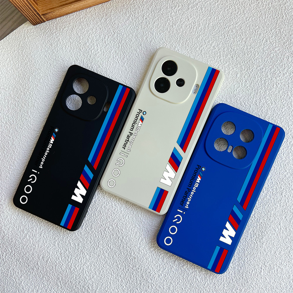 Ốp điện thoại silicon mềm thiết kế BMW Motorsports cho IQOO 13 / 12 / 11 Pro Z9 Turbo Z10 Turbo Pro Neo 10 Pro Plus Z9X Neo 9 iQOO Cover