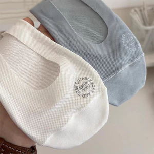 Tất thuyền thoáng khí bằng lụa cho mùa hè, chống trượt, khô nhanh, cá tính và đa năng