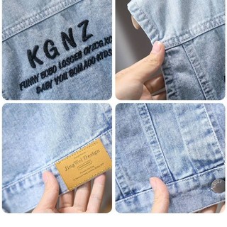 Áo khoác gile jean cho bé trai và bé gái, áo khoác bò cao cấp dễ phối đồ rộng rãi thoải mái mùa hè cho bé Ttom.kids