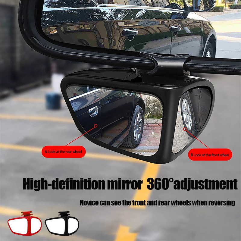 Gương góc rộng Ô tô Góc rộng Điểm mù Gương xoay 360 độ An toàn ô tô Gương chiếu hậu phụ trợ cho abrtedvn