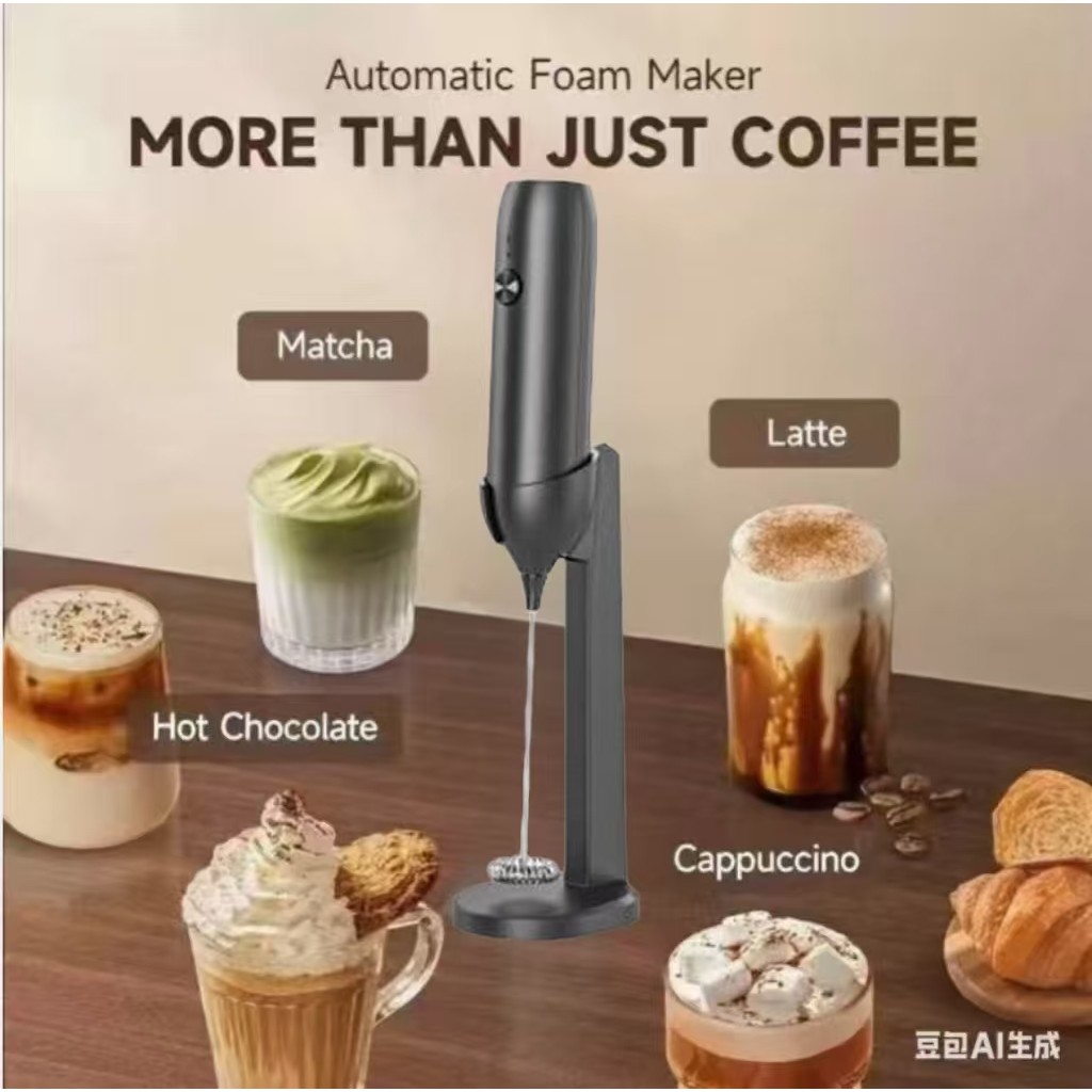 Máy tạo bọt cafe  máy đánh trứng mini cầm tay sạc USB 3 tốc độ sử dụng pin sạc cao cấp
