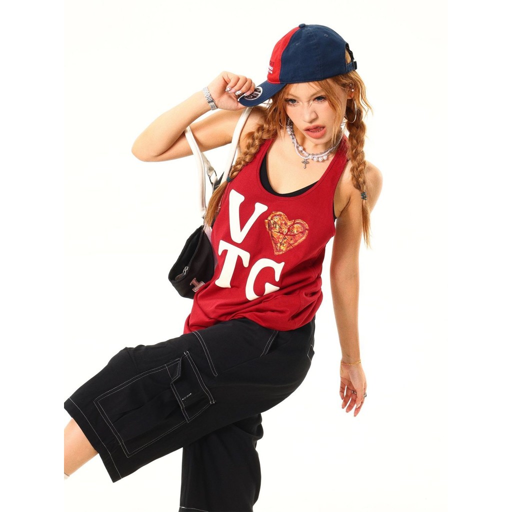 Milyfashion Áo Vest Retro Dáng Rộng Thoải Mái, Phù Hợp Mặc Ngoài Cho Nữ