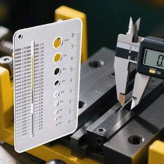 Thước đo chiều rộng vết nứt Thước đo khoảng cách thẻ Thước đo độ rộng vết nứt chính xác cho cửa hàng kiểm tra xây dựng tường bê tôngidaevn