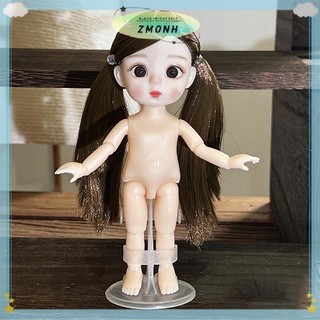 ZMONH 1 Búp Bê 16cm Với Biểu Hiện Khác Nhau, Búp Bê 1 / 8 Dễ Thương, 13 Khớp Di Chuyển Được Búp Bê Cô Gái
