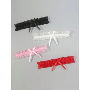 1 Chiếc Lưới Gợi Cảm Ren Garter Thắt Lưng Đùi Nhẫn Nữ Co Giãn Đùi Dây Nơ Trang Trí Cho Sân Khấu Biểu Diễn
