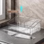 Khay lưu trữ Acrylic CHEESELY, Giá đỡ ngăn lưu trữ trong suốt, Giá đựng đồ bằng nhựa 7 khe nhà bếp