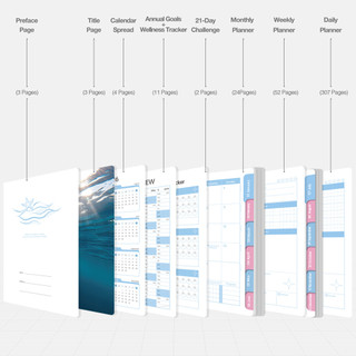 2026 Planner A5 Bìa cứng 80GSM Giấy tiếng Anh Lịch trình hàng năm Kế hoạch hàng năm Kế hoạch hàng ngày Học sinh mềm & Văn phòng phẩm