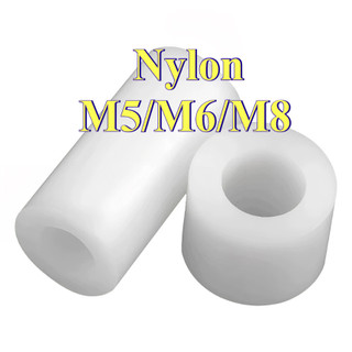 Cột Nhựa Hỗ Trợ Cột Trụ Cách Điện，CỘt Nhựa TRÒN CÁCH ĐIỆN lỗ，cọc nhựa TRẮNG，Màu Trắng chân cọc nhựa đỡ mạch không ren，Đệm Bằng Nhựa ABS Nylon Đục Lỗ M5 / M6 / M8 [LXY-CB-1]