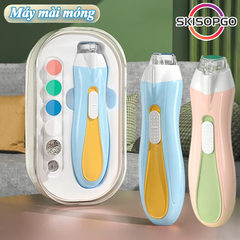 Máy Mài Móng Tay Cho Bé, Bấm Móng Tay Trẻ Sơ Sinh, Chống Rung Giảm Ồn, Cho Móng Tay/Móng Chân