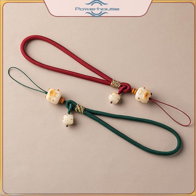 POWER Dây điện thoại hoạt hình dễ thương Bodhi, dây buộc chống mất, dây đeo cổ tay ngắn đa năng