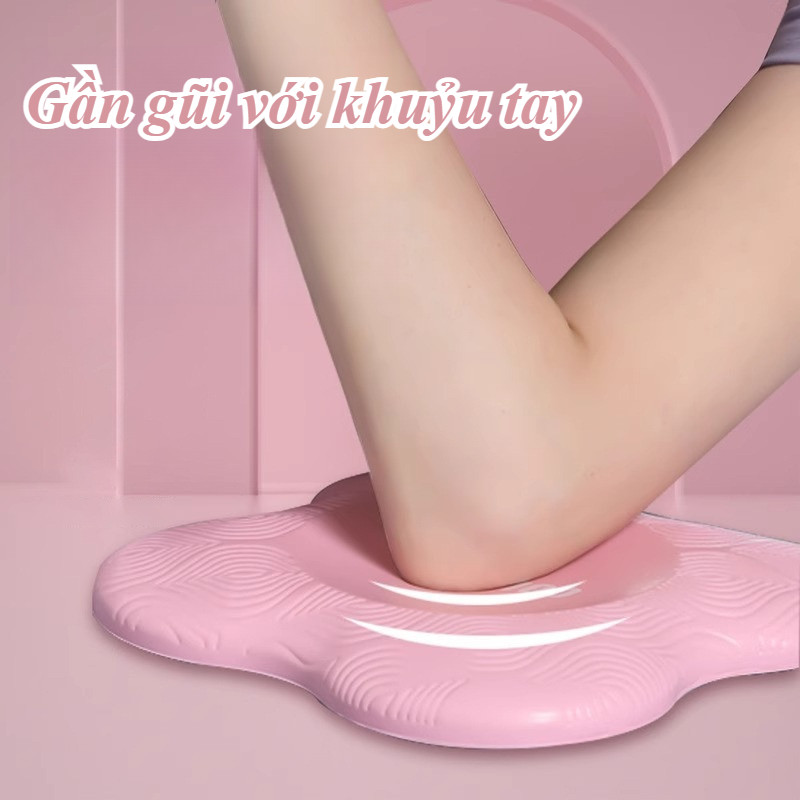 Đệm Tập Yoga Bảo Vệ Đầu Gối & Khuỷu Tay - Xốp Mềm Êm Ái, Chống Trượt, Hỗ Trợ Giảm Đau Khi Tập Luyện