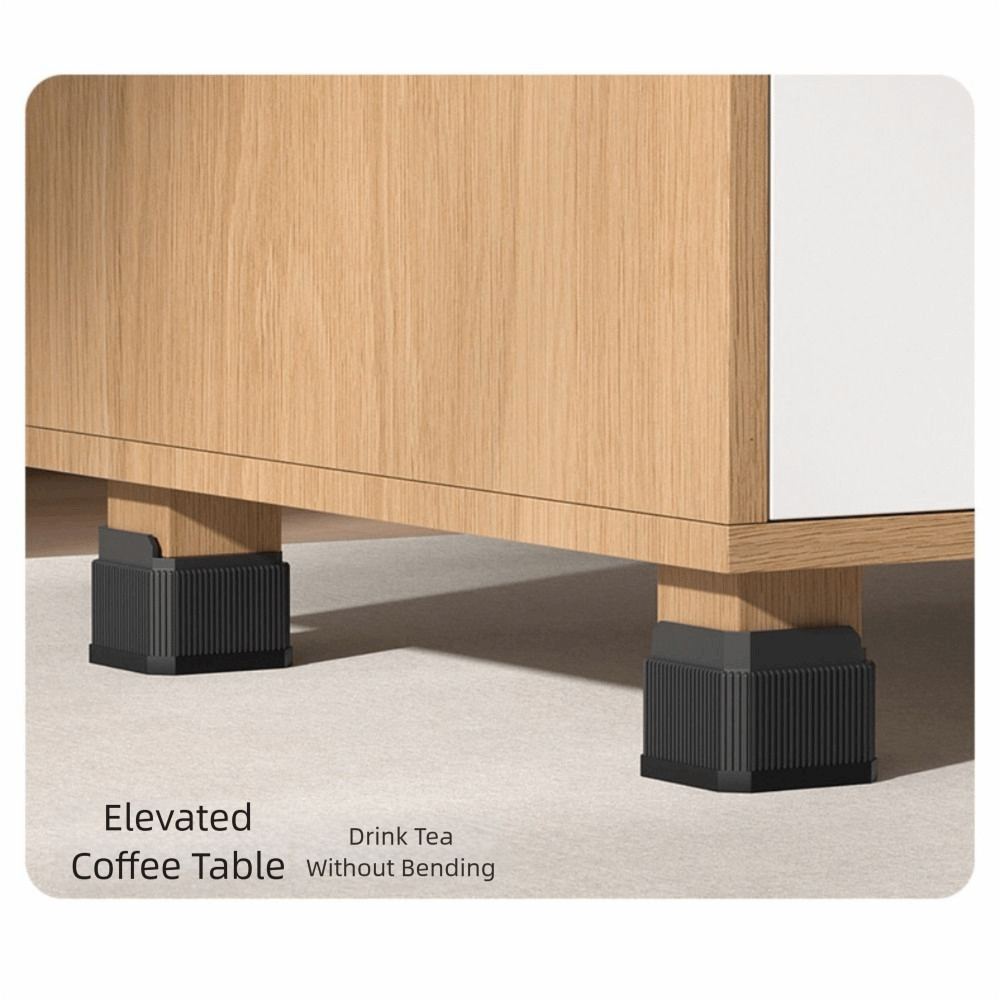 Tấm lót chân nội thất SNUGHOUSE, Tấm nâng giường hạng nặng chống trượt, Tấm nâng giường vuông tròn chất lượng cao có thể điều chỉnh để bàn Ghế Sofa Chân ghế