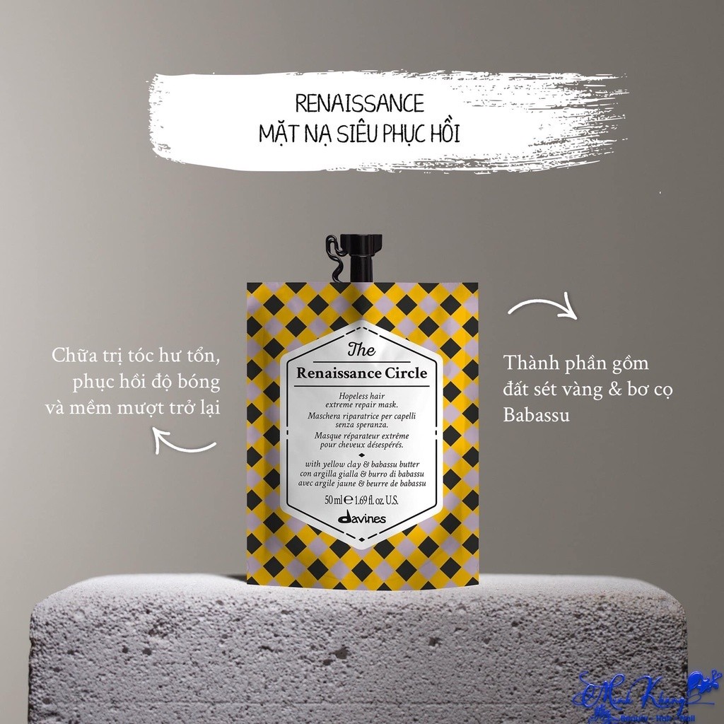 Mặt nạ siêu phục hồi DAVINES THE RENAISSANCE CIRCLE 50ml [ MK ]