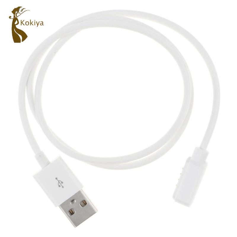 Dây sạc cáp kokiya USB 2.0 đến 4 PIN cho vòng đeo tay đồng hồ thông minh
