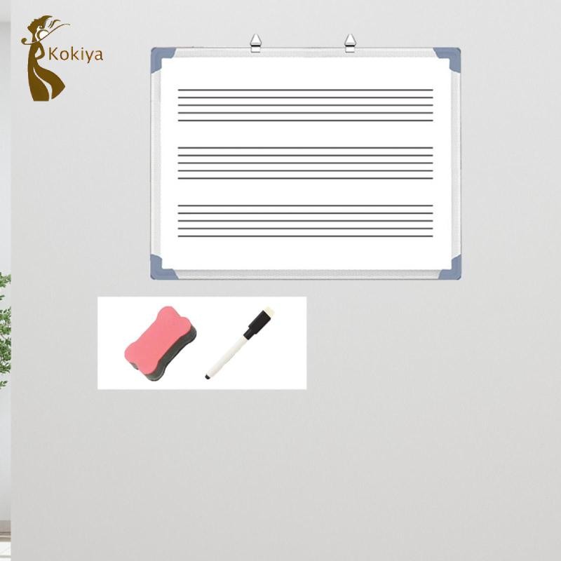 Công cụ giảng dạy Notepad Bảng trắng âm nhạc Thực hành Bảng hai mặt cho gia đình