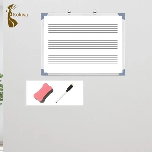 Công cụ giảng dạy Notepad Bảng trắng âm nhạc Thực hành Bảng hai mặt cho gia đình