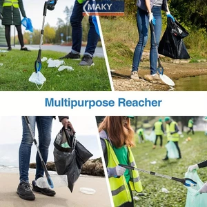 Onetimingcool 1Pc Có Thể Gập Lại Gripper Extender Dụng Cụ Cầm Tay Litter Reachers Pickers Có Thể Gập Lại Rác Grabber Pick Up Tools Grabbers VN