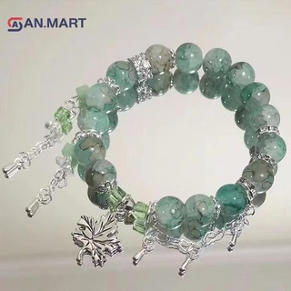 Bigdealssuper Mùa Hè Ngọt Ngào Lãng Mạn Pha Lê Hạt sel Vòng Tay Cho Bé Gái Handmade Thời Trang Tươi Cổ Tay Dây Chuyền Tình Bạn Trang Sức Quà Tặng Siêu