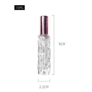 Bình xịt nước hoa CATIYAHA, Hộp đựng mỹ phẩm có thể nạp lại di động, Mini 10ML Thủy tinh rỗng Atomizer du lịch