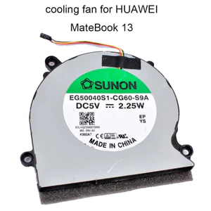 Quạt Máy Tính EG50040S1 CG60 S9A Cho HuaWei Matebook 13 WRT-W19 W29 HN-W19R CPU Quạt Làm Mát Tản Nhiệt Mới SOLHQ23300013000