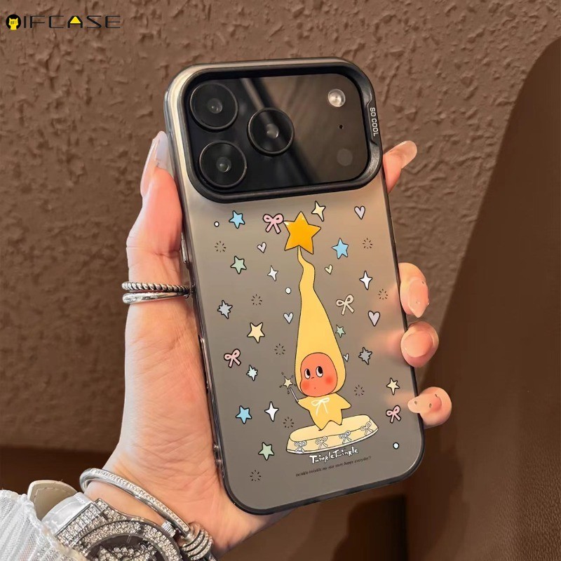 Tương Thích Cho Honor 400 Pro Smart Lite X7D X6C Huawei Pura 80 Pro Plus 80 Ultra Ốp Điện Thoại Twinkle Laser Sáng Bóng Hoạt Hình Ngôi Sao Trẻ Em Vỏ Cây Đũa Phép Dễ Thương Ốp Lưng