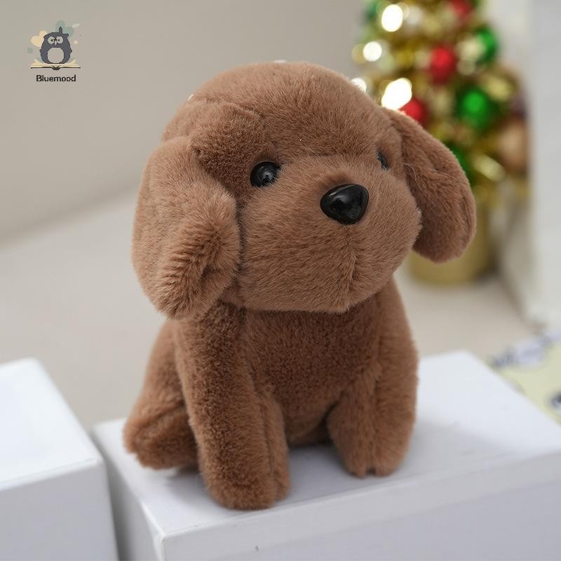 [Bluemood] Hoạt Hình Dễ Thương Ngồi Chó Con Sang Trọng Mặt Dây Chuyền Búp Bê Nhồi Bông Đáng Yêu Móc Khóa Sang Trọng Túi Cho Chó Quyến Rũ Kid Quà Tặng Mới