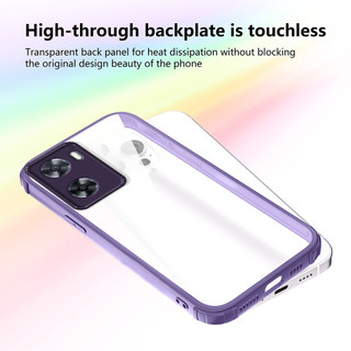 OPPO A57 CPH2387 A57S CPH2473 A77 CPH2385 A77S A57E CPH2387 Vỏ điện thoại mềm bảo vệ đệm khí bốn góc trong suốt cao cấp