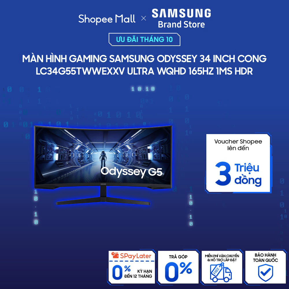 Ảnh 1 - Màn hình Samsung Odyssey 34 inch cong