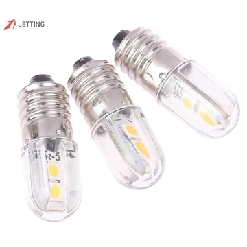 JETTING E10 Bóng Đèn Led 6V 12V 24V Nâng Cấp Bóng Đèn 4LED Thay Thế Cho Đèn Pin Đèn Báo Đèn Pha Động Cơ Xe Đạp Bóng Đèn LED J