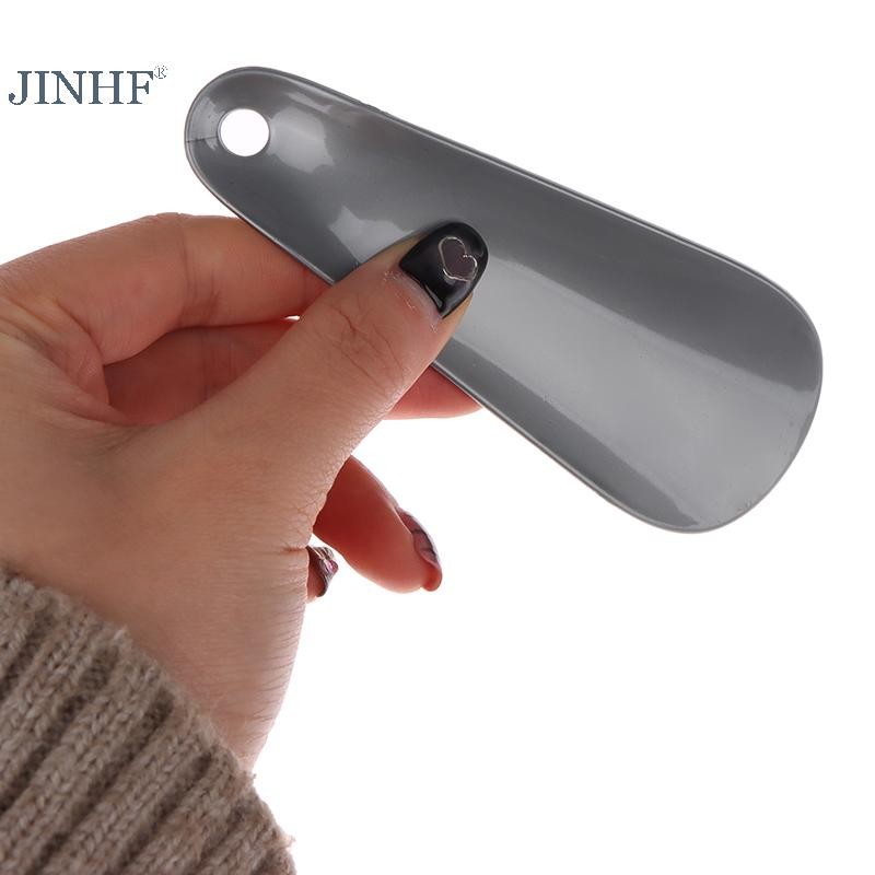 JINHF Di Động Mini Chuyên Nghiệp Giày Sừng Bền 11CM Nhựa Hình Muỗng Lười Người Giúp Giày Linh Hoạt Nâng Giày HOT